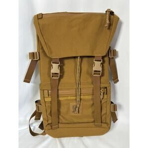 NWOT TOPO Designs Backpack Brown Commuter Everyday Padded Laptop Sleeve